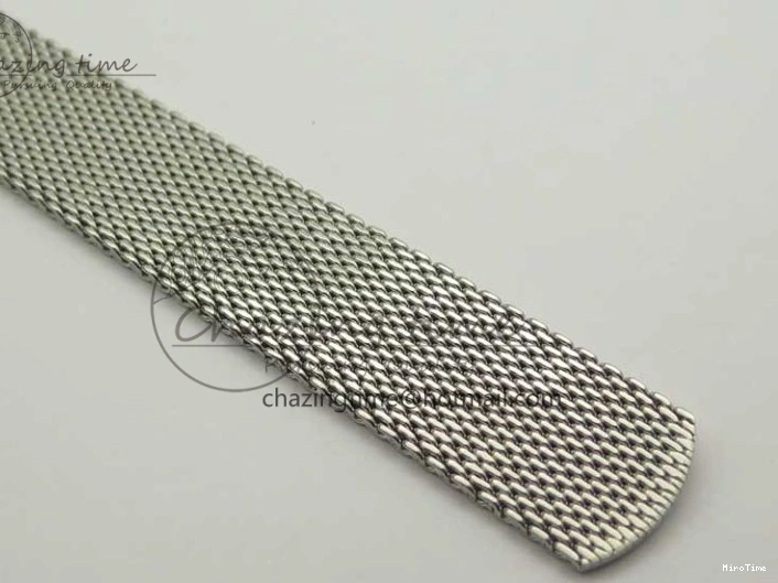 MIROTIME 0111 Breathable Portofino IW356501 SS V3 MK 1:1 Best Edition White Dial Gold Markers On SS Mesh Bracelet MIYOTA 7197